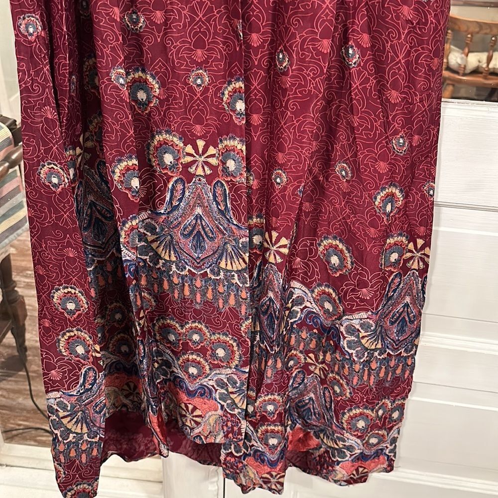 Free People Come See About Me Maxi Vest Size Size M $128 - Picture 5 of 9
